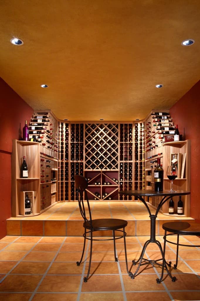 Remodeled Man Cave Wine Cellar Remodeled Wine cellar