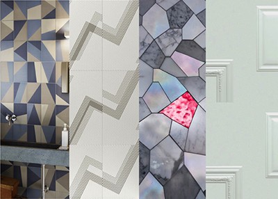 Fragmented tile at KBIS Fragmented tile at KBIS