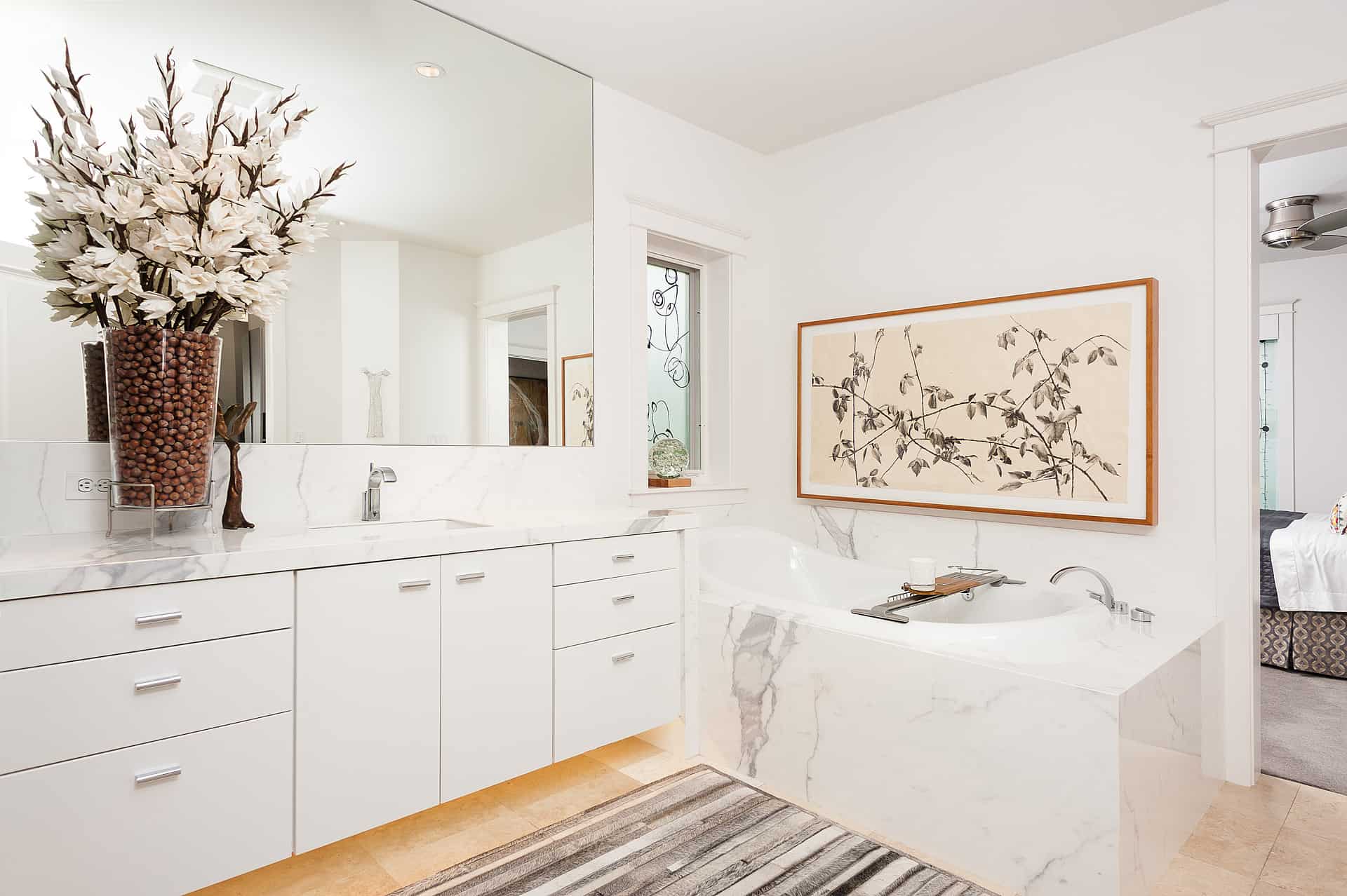 Neil Kelly took on this bathroom remodel to create a sanctuary for the owner