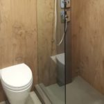 Wood-look tile flooring shown at KBIS 2017