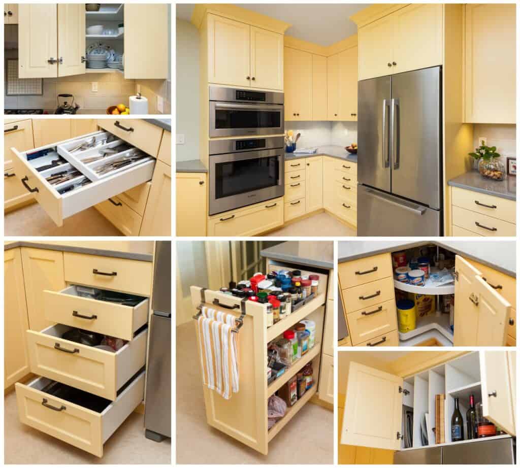 Storage in every part of the kitchen