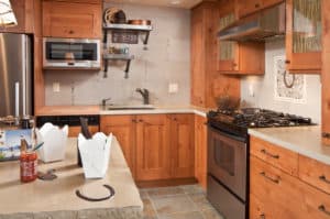 Kitchen in Sunriver condo. Kitchen in Sunriver condo.