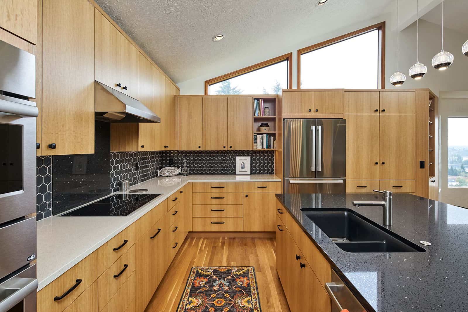 White Oak Kitchen Cabinets in a remodel by Neil Kelly in Portland, Oregon