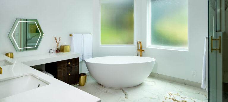 Contemporary West Eugene Spa Bath Remodel