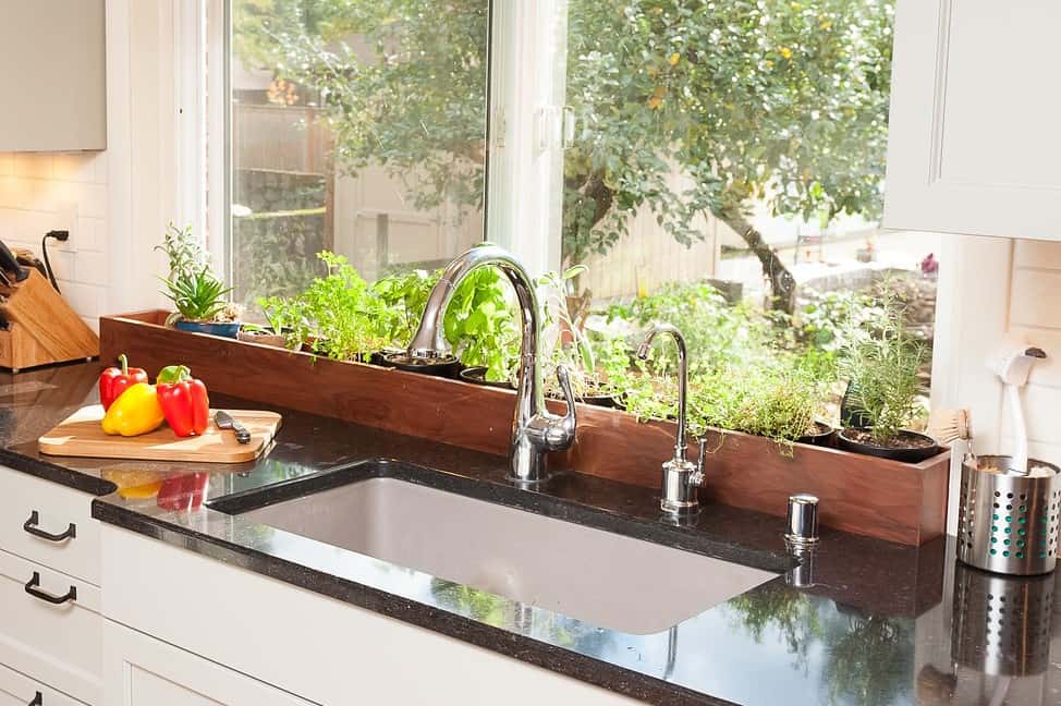 portland kitchen indoor herb garden