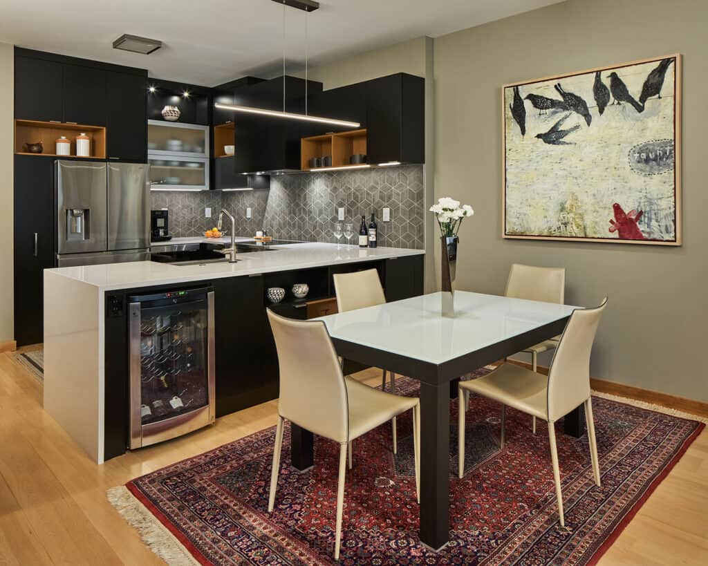 Contemporary Condominium Kitchen Portland