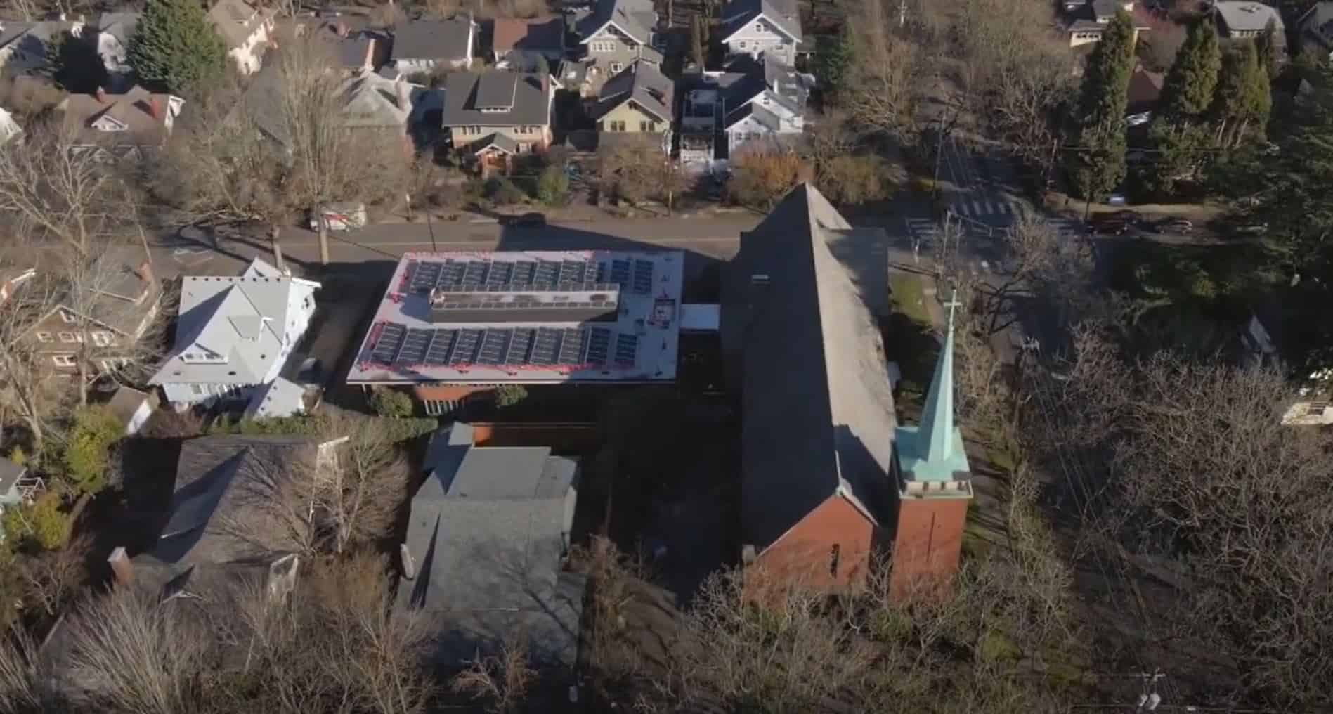 Augustana Lutheran Church non-profit solar energy project