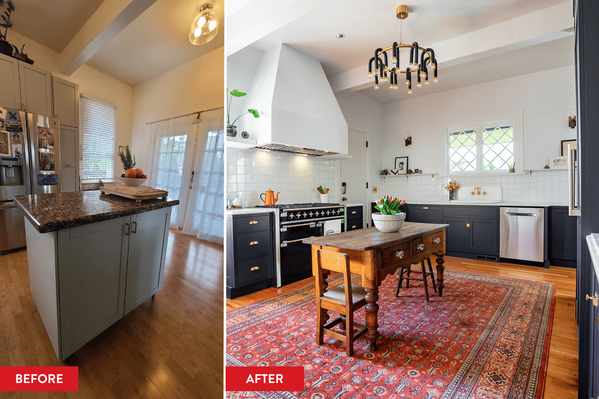 Before and after kitchen remodeling in Seattle Washington