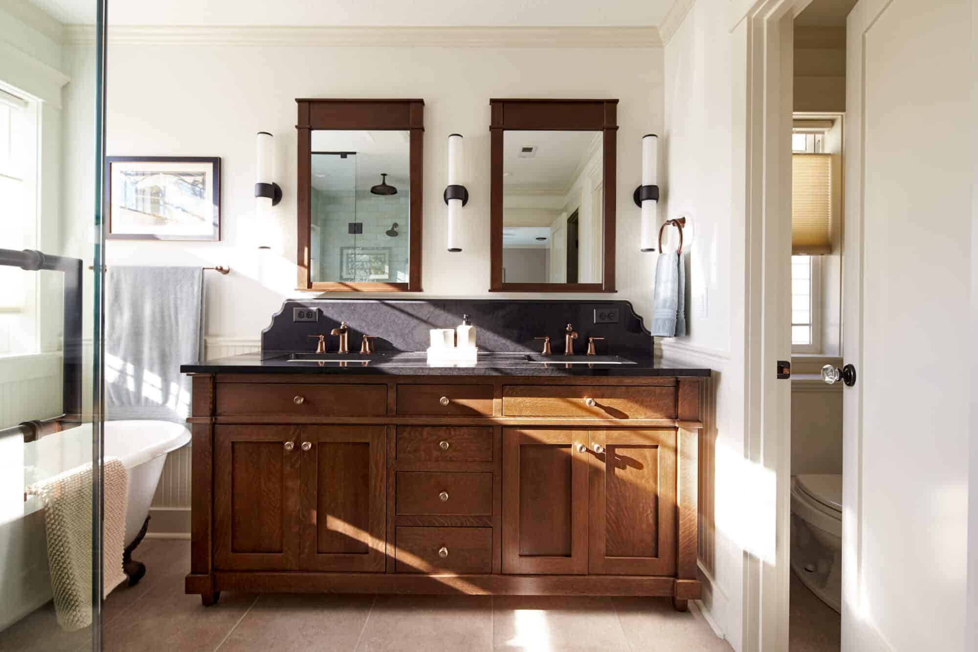 A Remodeled Bathroom by Neil Kelly featuring 2024 Home Design Trends