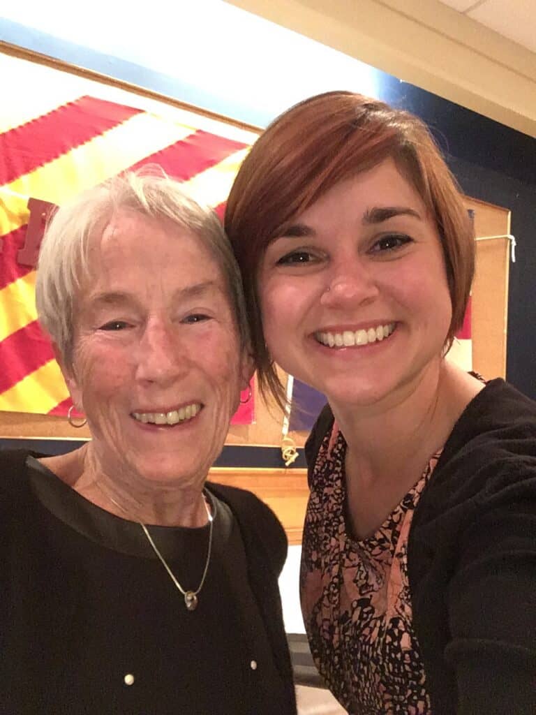 Martha Kerr and Janel Campbell