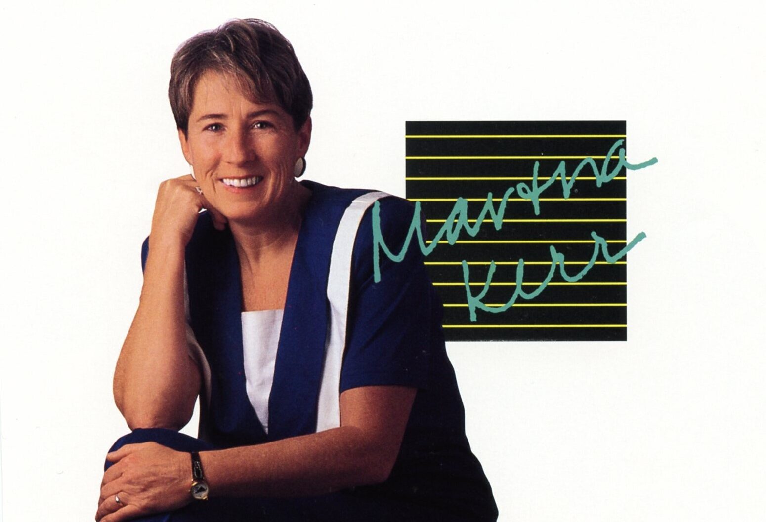 A photo of Martha Kerr that was part of a promotion in the '90s