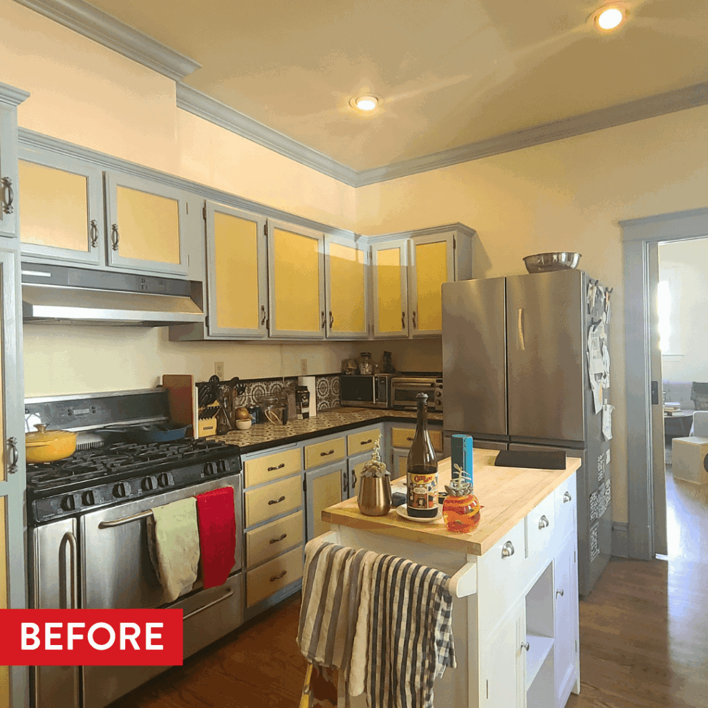 A before photo of Central Seattle kitchen remodel
