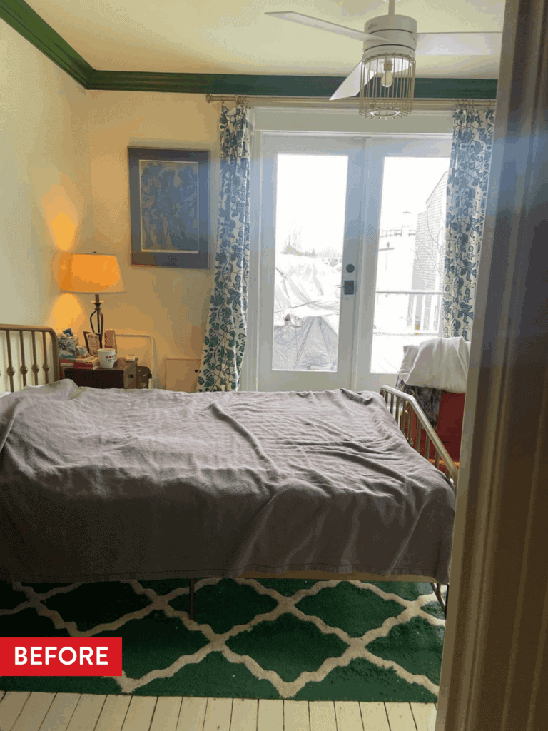 The guest bedroom before remodeling