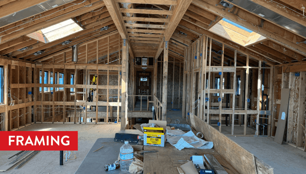 framing in the great room