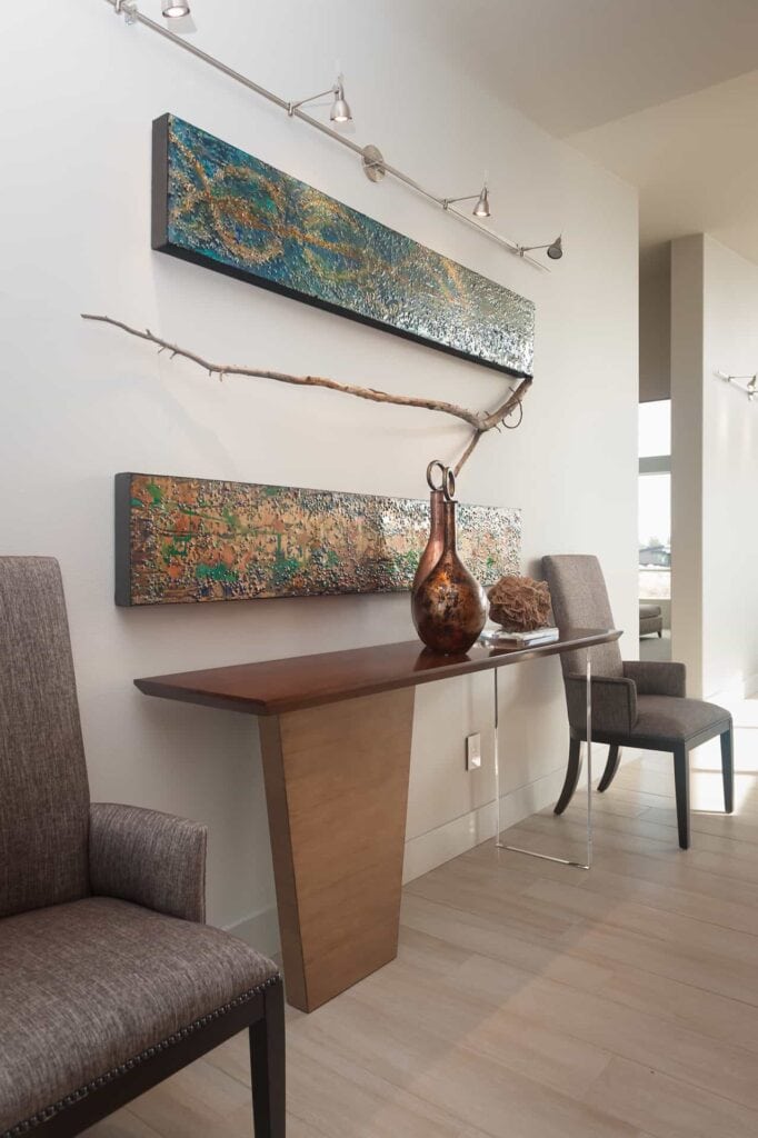 First Floor Hallway - Mid Century Inspired Custom Home In Central Oregon