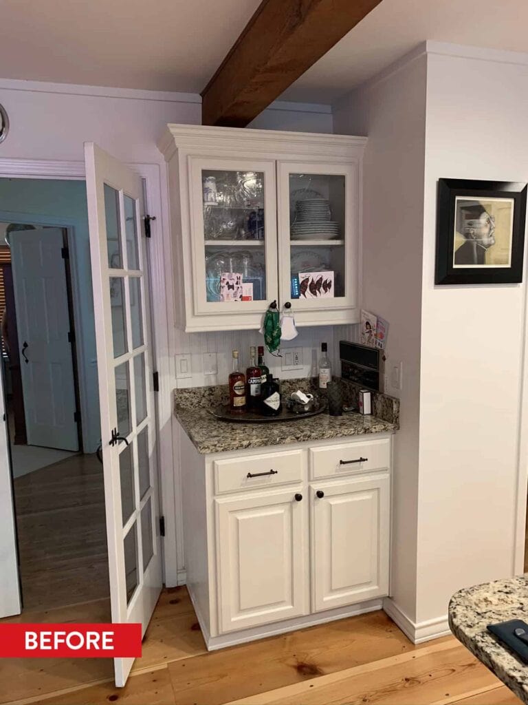 Before photo of New England Inspired Kitchen in Lake Oswego.