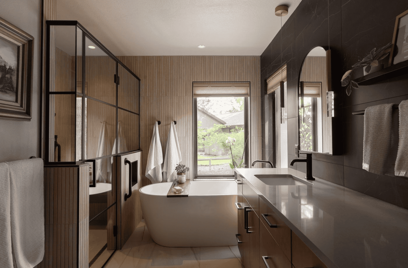 a newly remodeled bathroom by Neil Kelly in Bend Oregon