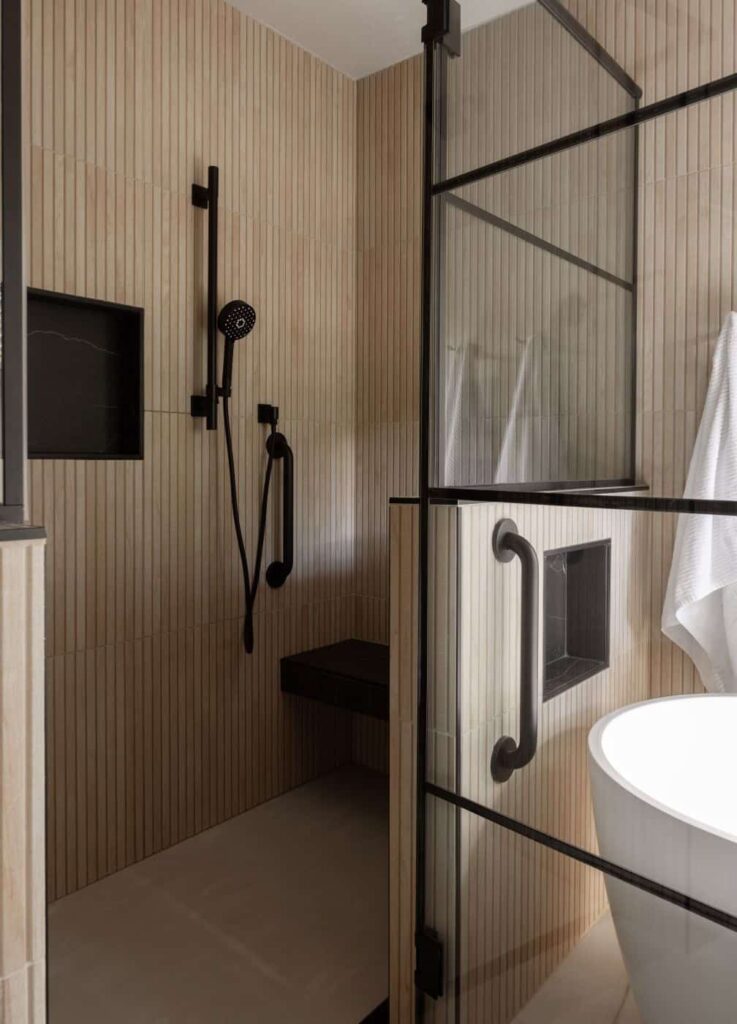 a newly remodeled bathroom by Neil Kelly in Bend, oregon