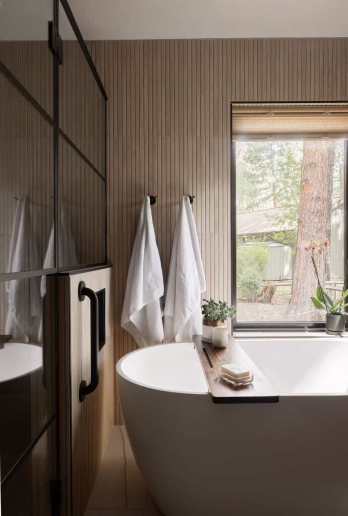 a newly remodeled bathroom by Neil Kelly in Bend, oregon
