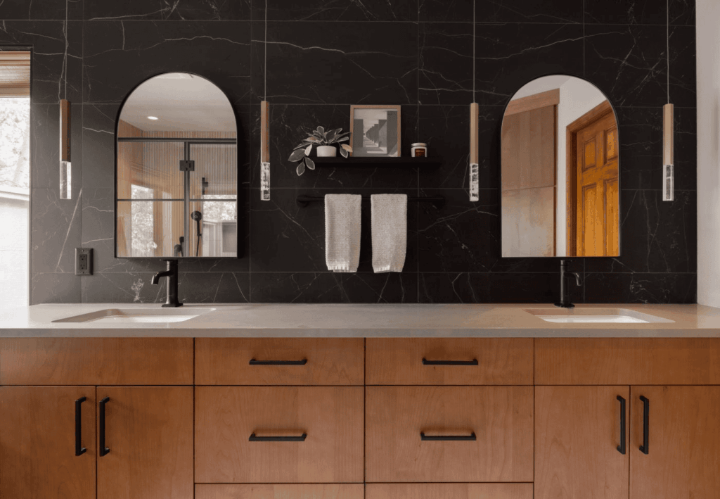 a newly remodeled bathroom by Neil Kelly in Bend Oregon