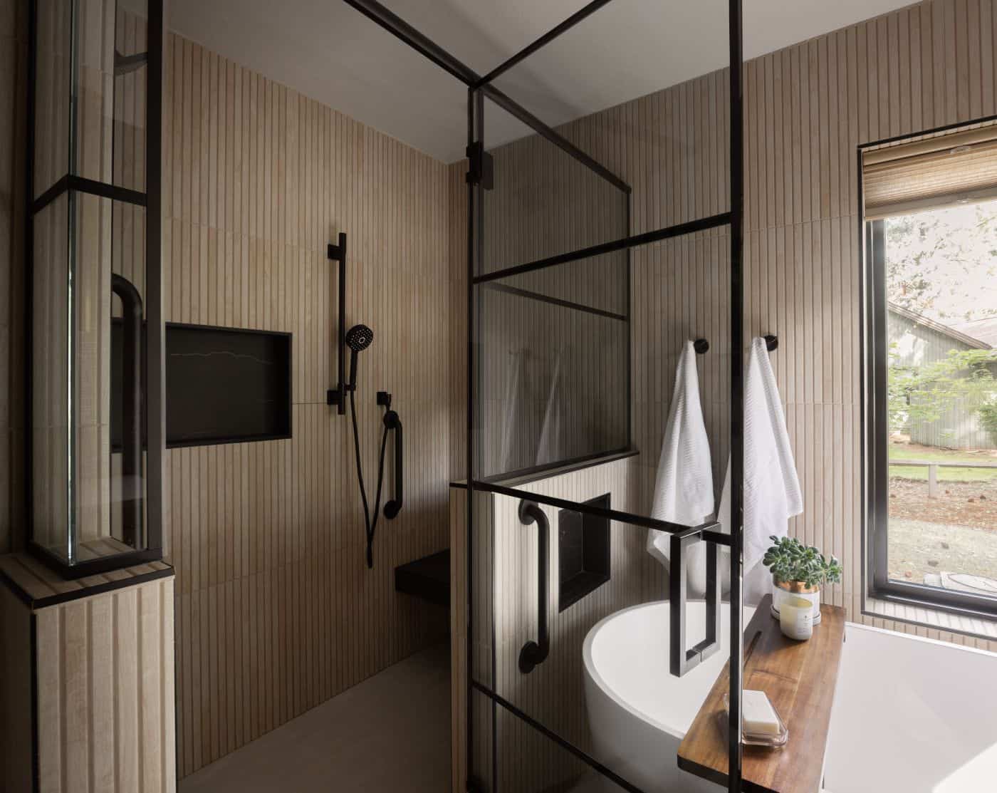 a newly remodeled bathroom by Neil Kelly in Bend, oregon