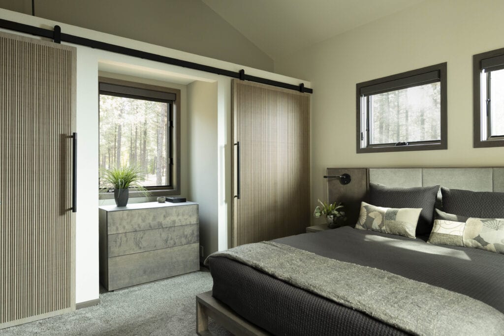 black butte contemporary whole house remodel bedroom, bathroom, kitchen
