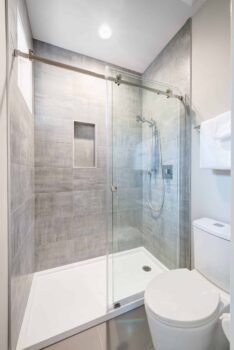 Mercer Island Custom Home Guest Bathroom