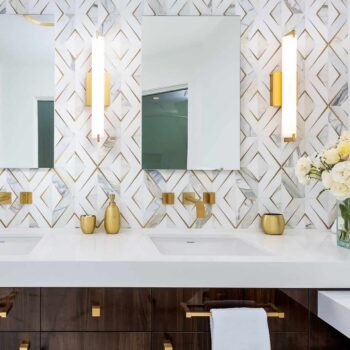 Glamorous Modern Bathroom Remodel in Eugene