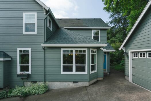 Custer Park Kitchen and 2nd Floor Addition Portland 002 Craftsman style home with 2nd floor addition.