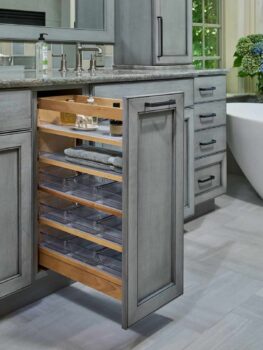 custom cabinet in Lake Oswego bathroom remodel