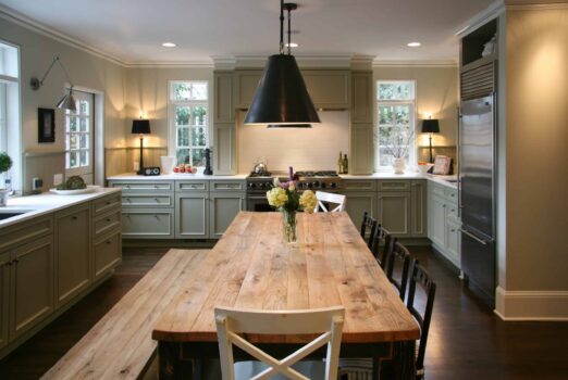 Green Farmhouse Kitchen SW Portland