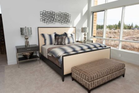 Primary Bedroom - Mid Century Inspired Custom Home In Central Oregon
