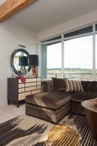 Second Floor Family Room - Mid Century Inspired Custom Home In Central Oregon