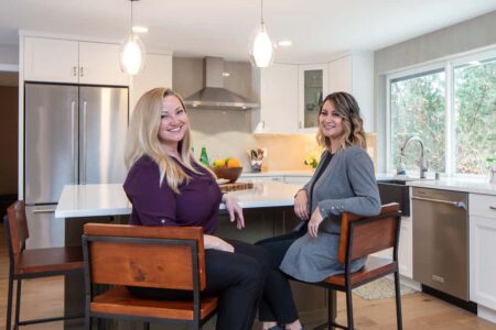 Jamie Smugeresky, Design Consultant, and Sophorn Hernandez, Design Associate.