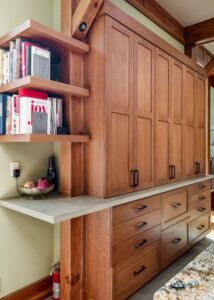 Fir wood DeWils cabinets and generous granite counter space.