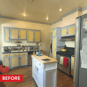 A before photo of Central Seattle kitchen remodel