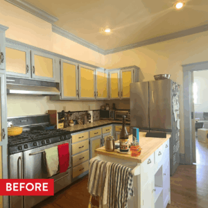 A before photo of Central Seattle kitchen remodel
