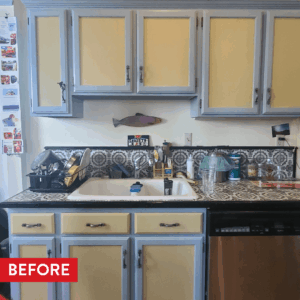 A before photo of Central Seattle kitchen remodel