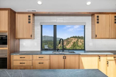 northwest contemporary kitchen sink area