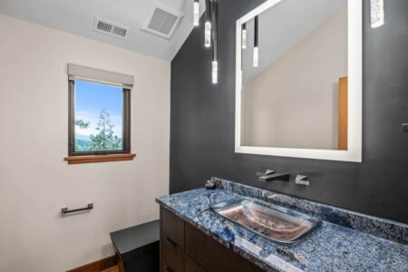 futuristic bathroom design by Neil Kelly