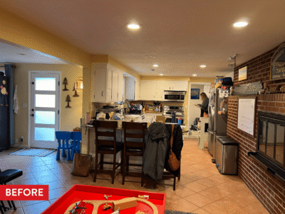 An outdated kitchen in Eugene, Oregon before remodeling