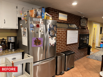 An outdated kitchen in Eugene, Oregon before remodeling