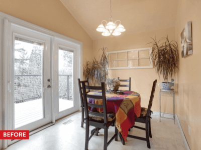 An outdated kitchen before remodeling
