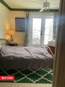 The guest bedroom before remodeling